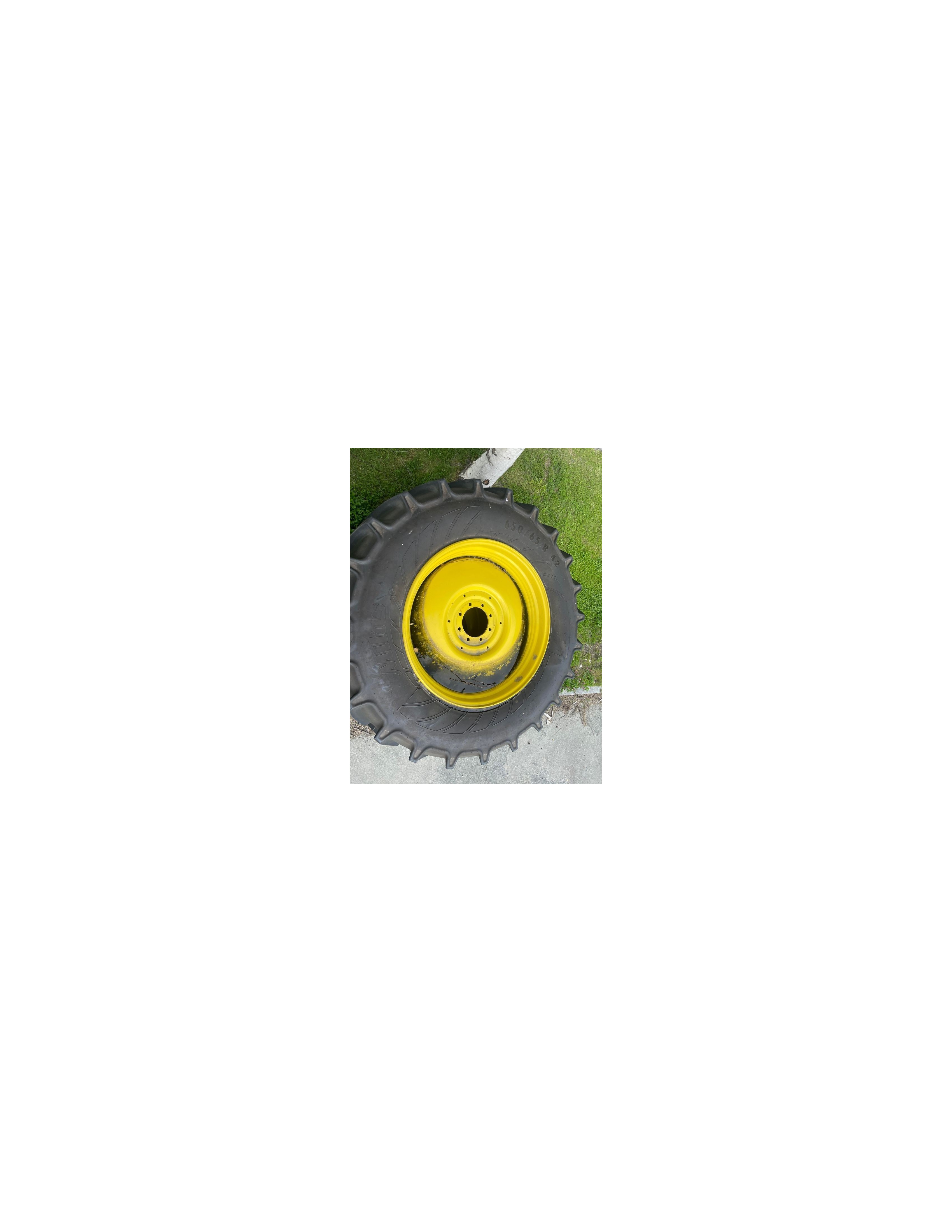 John Deere Paire de roues : Mitas AC65 650/65R42 GKN Jaune DW20