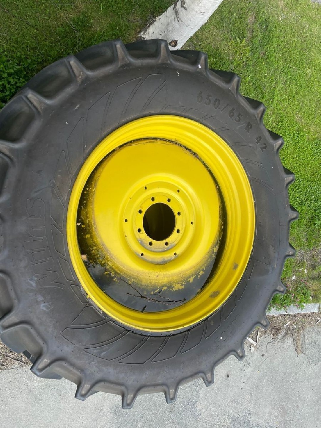 John Deere Paire de roues : Mitas AC65 650/65R42 GKN Jaune DW20