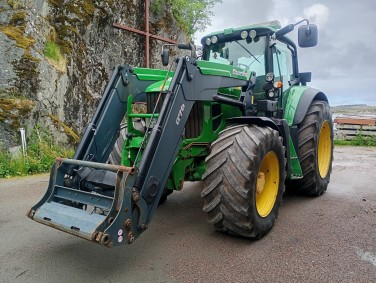 John Deere 7530 avec chargeur frontal