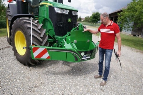 Pare-chocs pour tracteur John Deere