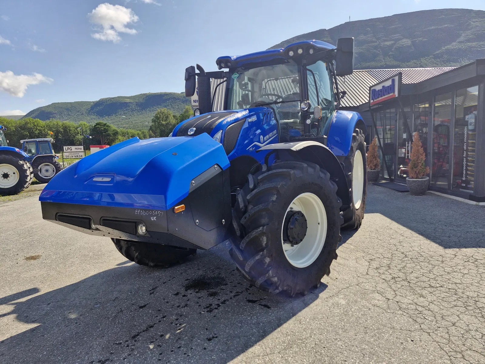 New Holland T6.180 Puissance au méthane